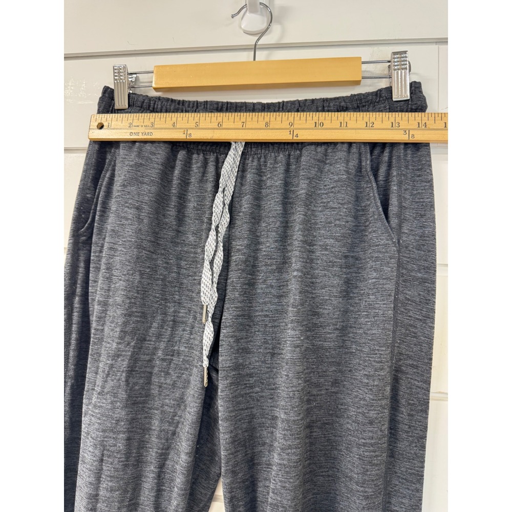 Member's Mark Favorite Soft Slim Pant Black Soot Heather Joggers Small - Picture 3 of 6